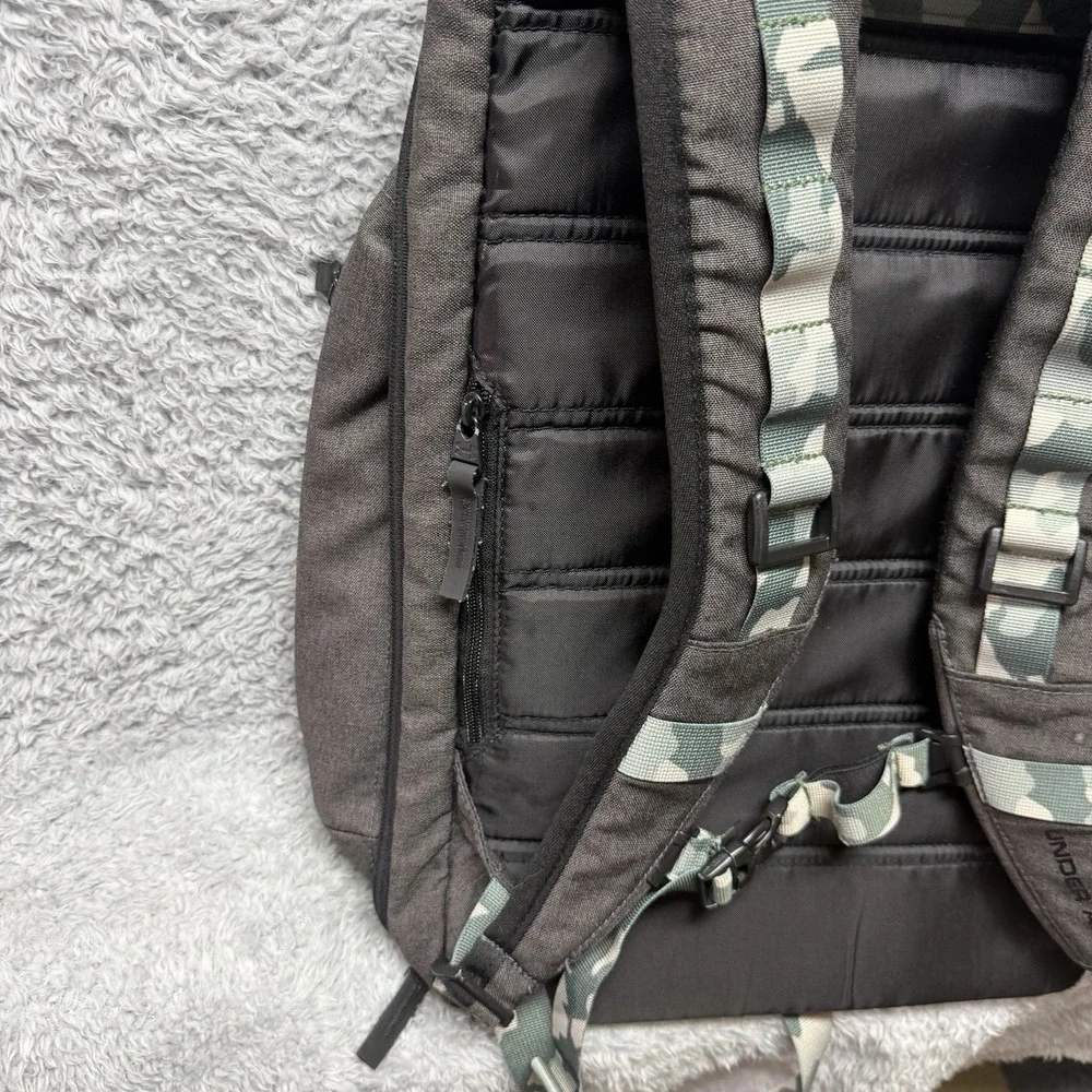 Under Armour UA Project Rock Regiment USDNA Gray Camo Backpack‎ 1315435-001